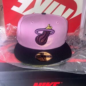 NWT Miami Heat New Era NBA Fitted Hat 7 1/2
